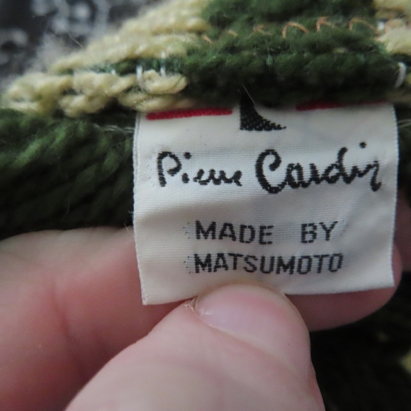 extremely rare pierre cardin made by matsumoto throw blanket 60s iconic - Picture 3 of 11